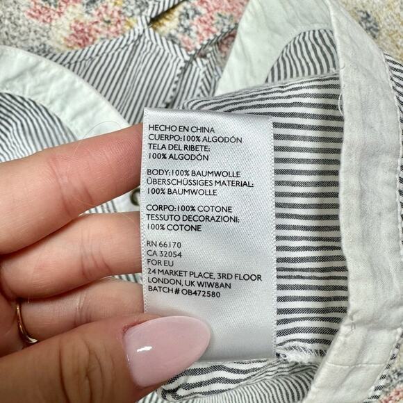 Alice & UO Striped Tie Up Vest Tank Top Size XS - Picture 2 of 8